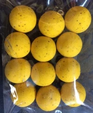 MAINLINE HIGH IMPACT HIGH LEAKAGE PINEAPPLE FLOATING POP UPS -12 x 15mm BOILIES 