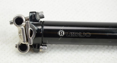 UNO Origin-8 Pro-Fit Aluminum Seatpost 31.6 x 400mm Black AL6061-T6, 0mm setback - Picture 7 of 12
