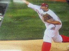Joe Blanton Philadelphia Phillies Signed  16x20 Photo COA 08 WS 