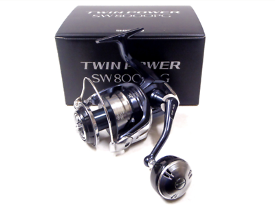 リール SHIMANO TWIN POWER 21 SW 8000PG SHIMANO 21 Twin Power SW 8000PG Salt Game Spinning Reel In