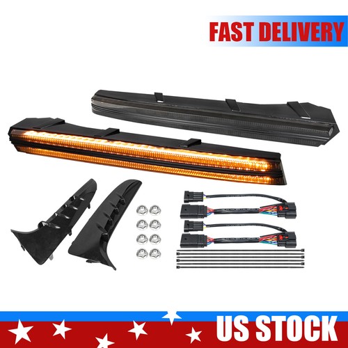 Led Grill Bezel Turning Daytime Running Lights Bars for 2020+ Corvette C8 Coupe - Bild 7 von 8