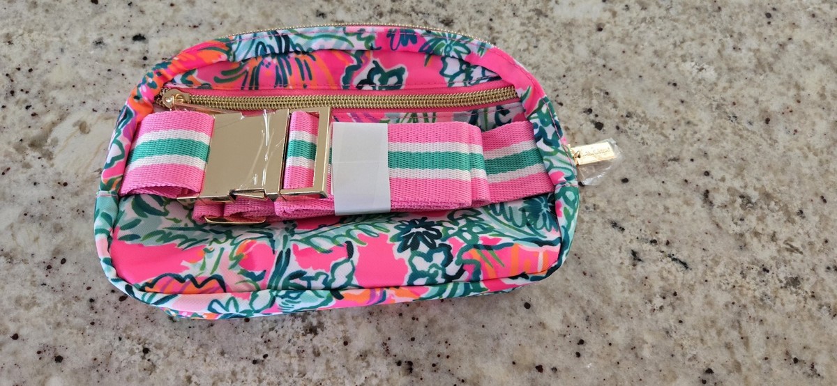 Lilly Pulitzer Fanny Pack Belt Bag GWP Soleil Pink Perfect Lilly Pulitzer Fanny Pack Belt Bag GWP Soleil Pink Perfect