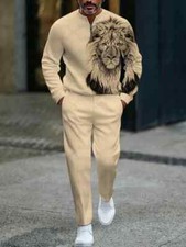 Long Sleeve Zipper Two-piece Set