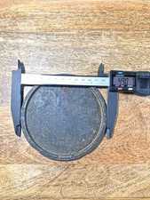 Clock Metal Back Door 4.90 Inch Or 124mm Diameter  (Needs Hinge) (K8860)