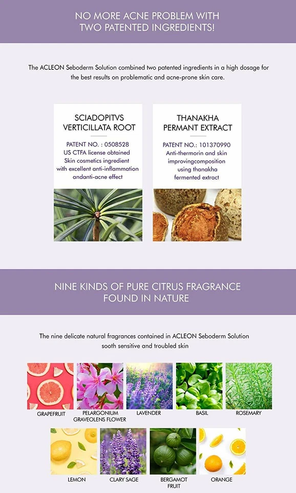 Acne treatment Intensive Anti Acne Serum anti sebum blemish prone skin 50ml  - Image 3 of 4