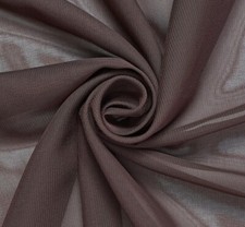 5 Yard BROWN Chiffon Fabric 60 Width
