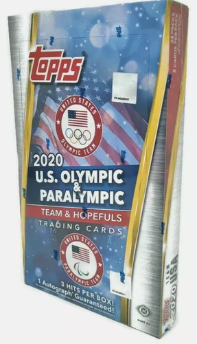 2020 Topps U.S. Olympics Factory Sealed Hobby Box 3 Hits!