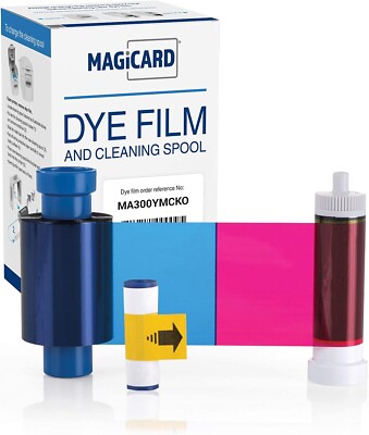 Magicard MC300YMCKO Farbband, 300 Drucke für Magicard 300 Drucker