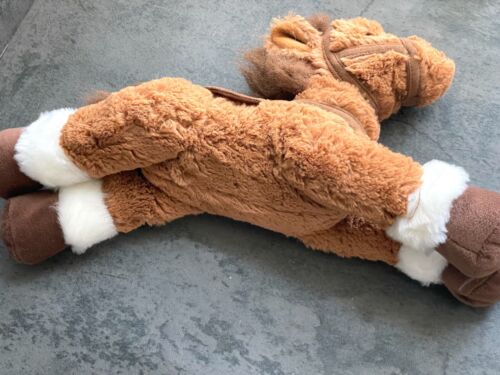 2019 Applause Plush Horse Brown Stuffed Animal w/ Riding Gear 16" Australia EUC - Picture 7 of 9