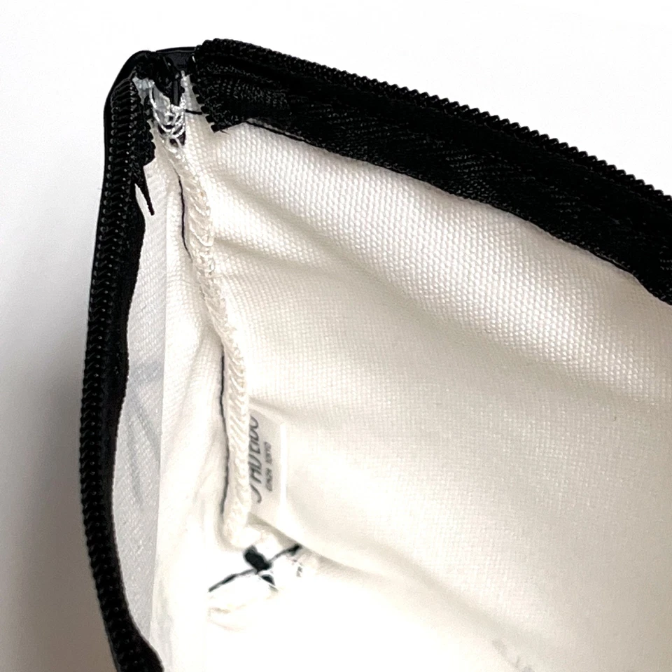 3 x Shiseido Canvas Cosmetic Makeup Hand Bag Clutch Pouch - Image 3 of 3
