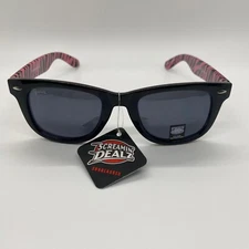 Pugs Women's Retro Sunglasses Square Pink Cheetah Glossy Frame Tinted UV400