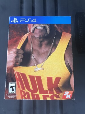 WWE 2K15 Hulkamania Edition Complete 2014 Sony PlayStation 4 Signed Hulk Hogan