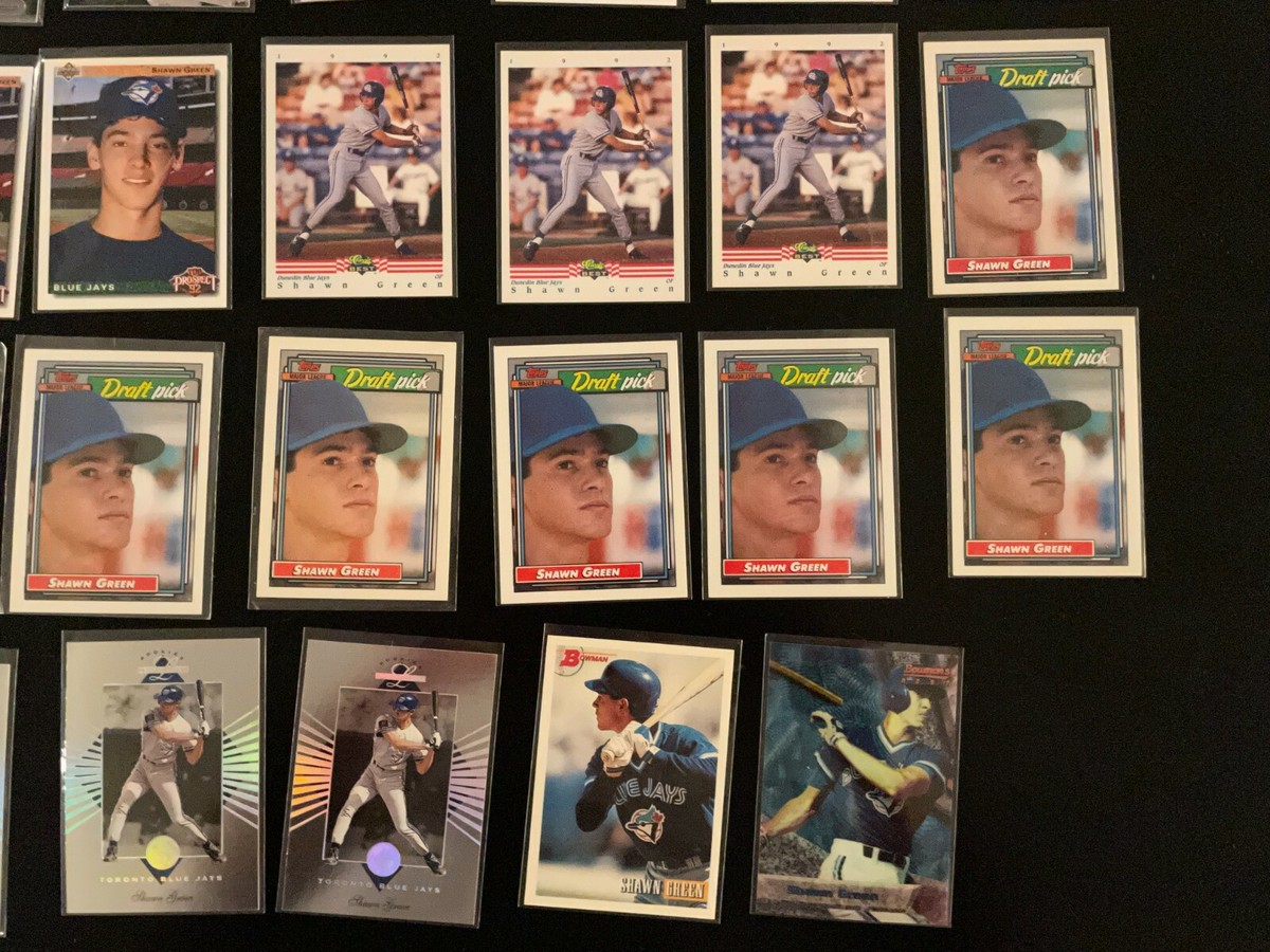 29 Card Shawn Green Lot 1992 Topps Rookie + Toronto Blue