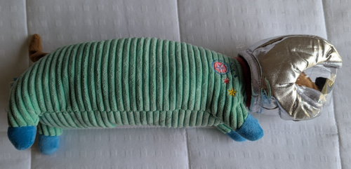 Manhattan Toy Company Plush Space Dog Stuffed Animal Weiner Dog Corduroy
