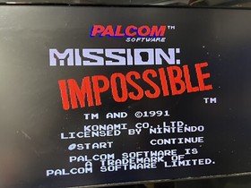 Nintendo Nes Videogioco - Mission Impossible Pal A ITA