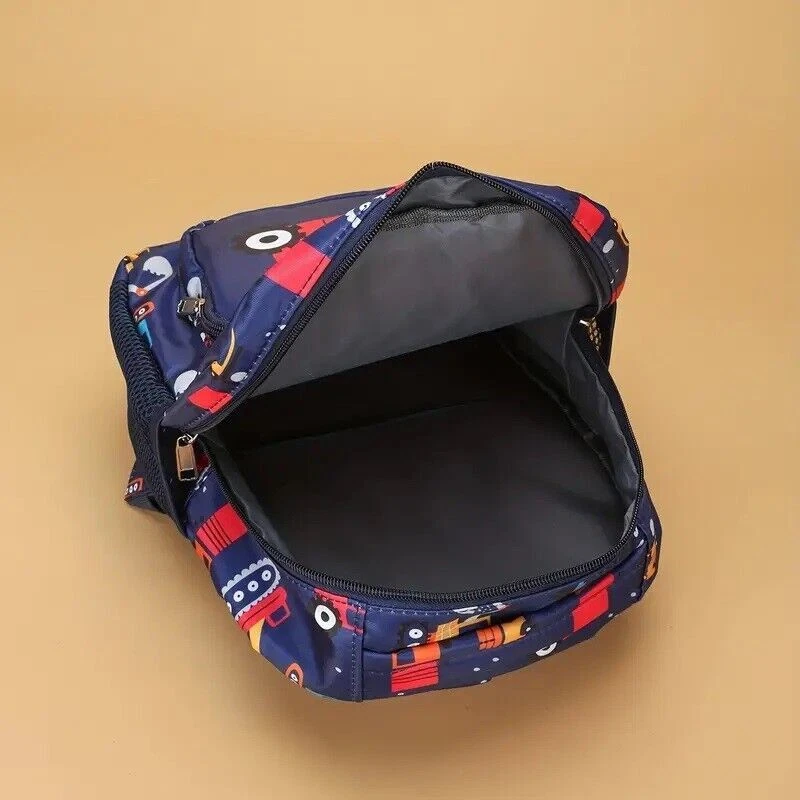 Boys Kids Junior Toddler Dinosaurs Diggers School Nursery Backpack Rucksack Bag* - Image 3 of 4