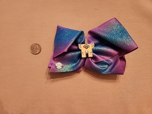 JOJO BOW -M Unicorn Initial (sparkly blue and purple) - Picture 8 of 8
