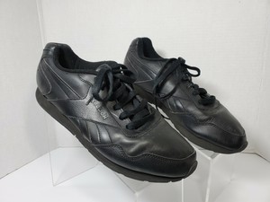 Reebok Royal Glide Mujer Cuero Negro V53961 bajo Top Zapatos Talla 9 D |  eBay