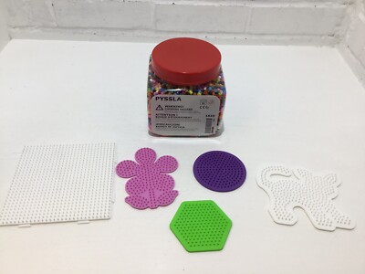Pyssla Hama beads with peg boards bundle UK
