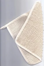 NEW Sisal Natural Fiber Washcloth; Face & Body, 10"x10", Exfoliating $7.50-17.50