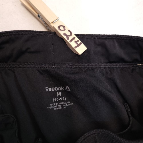 Reebok Athletic Drawstring Running Short Youth Girls Size Medium M Black - Picture 6 of 8
