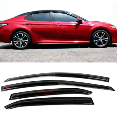 For 18-24 Toyota Camry Window Visor Vent Sport Shade 4pcs Rain Guard Deflector