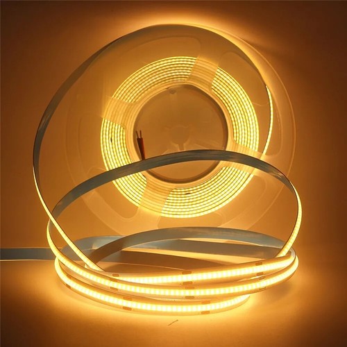 COB LED Strip 320 / leds High Density Flexible COB DC 24V RA90 3000K Warm White - Picture 1 of 10