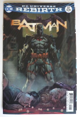 Batman #22 The Button 3D Linsenabdeckung NM (2017) DC Comics