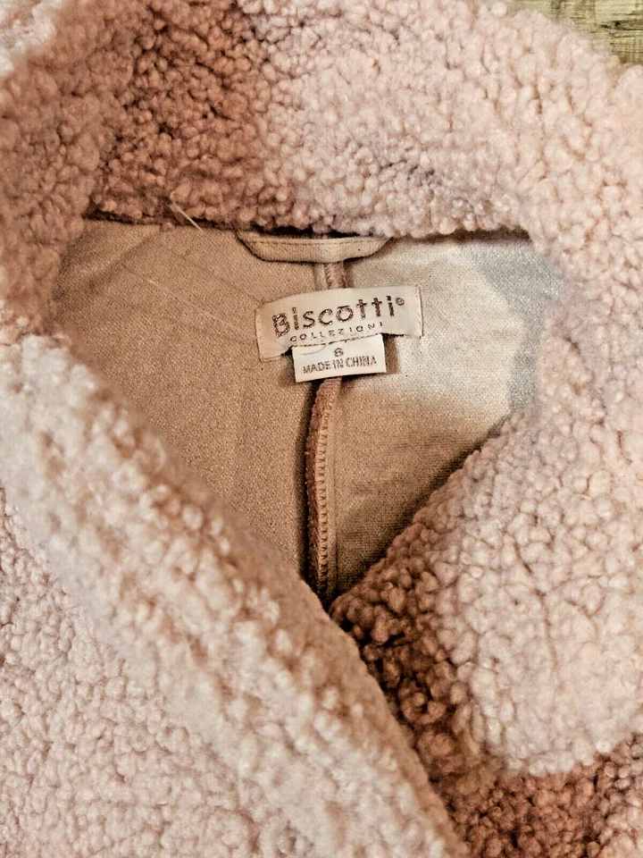  NWT Biscotti COLLEZIONI Kids Sherpa Coat Size 6 Pink - Image 4 of 4
