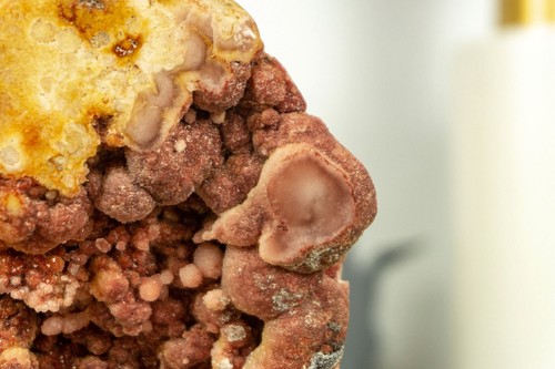 Geoda de amatista rosa con amatista amarilla natural y rosa 3,0 kg - 6,5 lb - Imagen 6 de 10