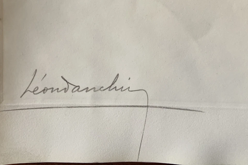 Les chevaux de course - Léon Danchin - Gravure signée - Photo 2/4