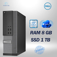PC DE BUREAU 7020 SFF INTEL I5 RAM 8 Go SSD 1TB WIN 11 PRO RECONDITIONNÉ