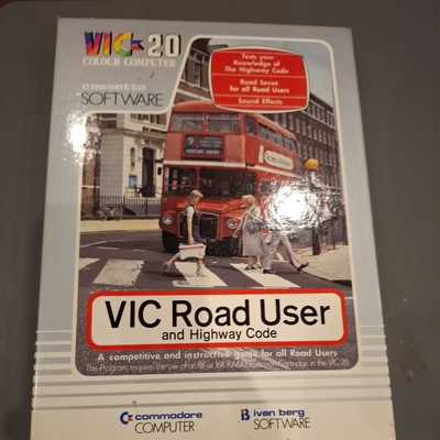 Commodore VC-20/VIC-20 -- VIC VERKEHRSTEILNEHMER UND STRASSENVERKEHRSORDNUNG (IVAN BERG) selten
