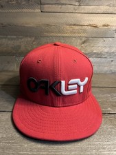 Vintage Oakley New Era 59Fifty Fitted Hat Size 7 5/8