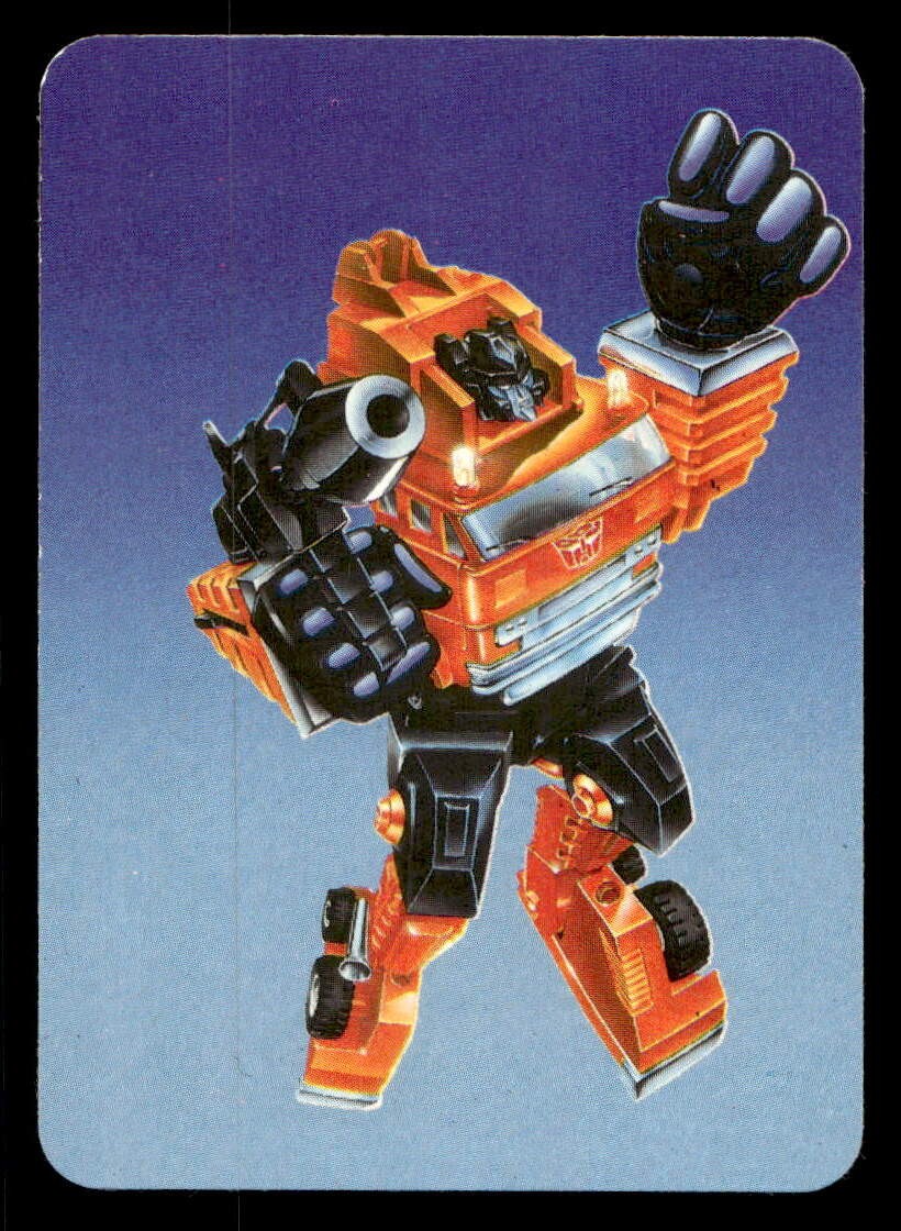 1985 Hasbro Transformers #17 Grapple Blue Variation