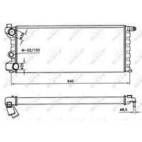 NRF 58742 KüHler MotorküHler WasserküHler MotorküHlung