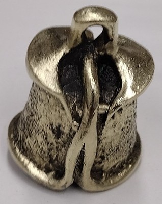 Motorcycle Guardian Bell, Brass, 2'' Tall, Gremlin Trap
