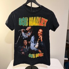 Zion Rootswear Bob Marley One Love Graphic T-Shirt Black Small ZRBM1474