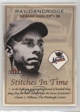 2001 Fleer Tradition Stitches in Time Ray Dandridge #6ST HOF 12zm