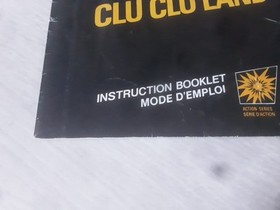 Nintendo Nes Clu Clu Land FRA ASD Notice SEUL Rare 