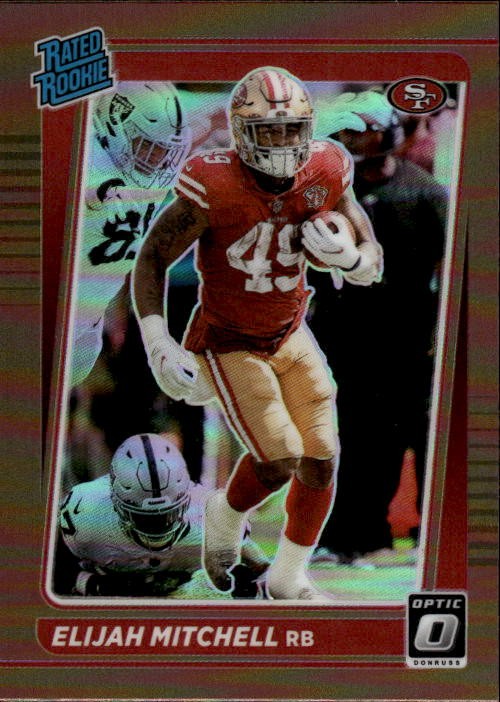 2021 Donruss Optic Eli Mitchell #291 Bronze San Francisco 49ers 20L