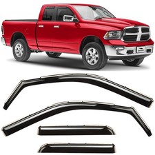 Dodge Ram 1500 Rain Guard In Channel Windshield Deflector 2009-2012 Glass