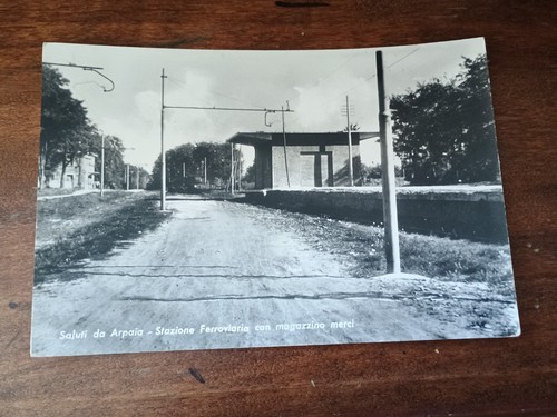 cartolina Arpaia Scalo Ferroviario Magazzino Merci Stazione Anni 50
