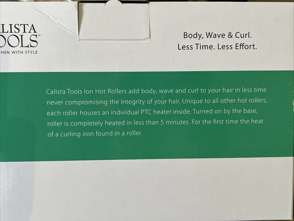 Calista Tools Ion Hot Rollers Long Length Style Set with 12 Roller Charger Stand - Image 4 of 4