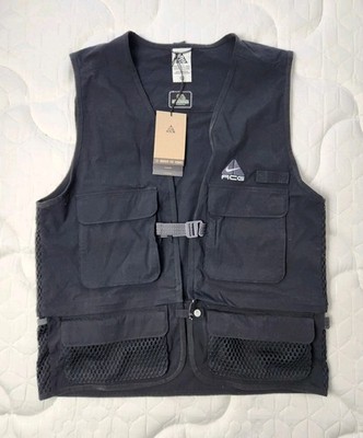 Nike ACG Black Iguana Vest Mens Size XS/S Utility HJ2877-010 Black