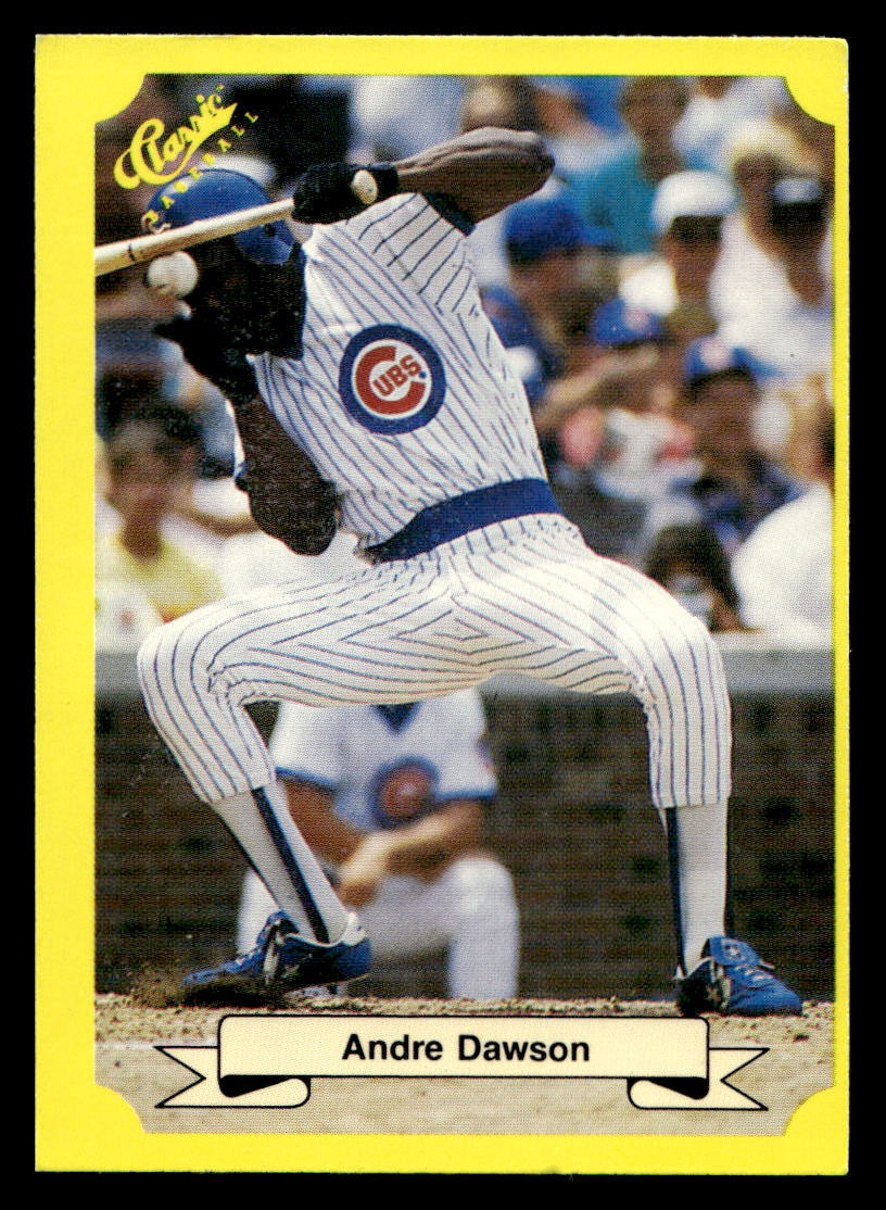 1987 Classic Update Yellow/Green Backs #124 Andre Dawson Chicago Cubs MINT