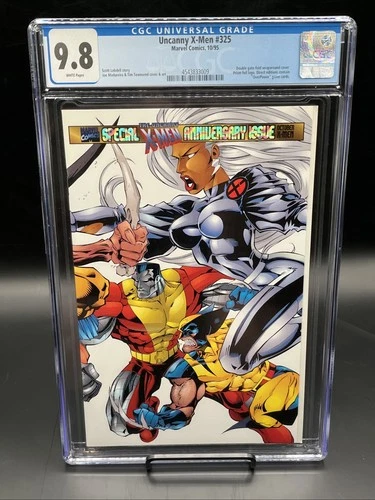 Uncanny X-Men #325 Enhanced Cover (Marvel Comics Oct 1995)CGC Graded 9.8 Wht Pgs
