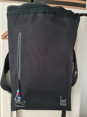GOT BAG Rucksack Sea Shepherd Edition Schwarz   Top Zustand Neuwertig  