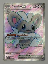 Cinccino ex 105/086 Ultra Rare Chaos Rising Pokemon Holo NM