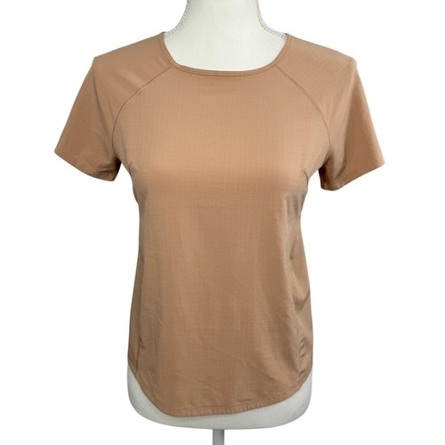 Lululemon Short Sleeve Athletic Shirt in Pink Clay Size 2 Lightweight Stretch - Picture 3 of 13